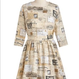ModCloth Postcard Dress